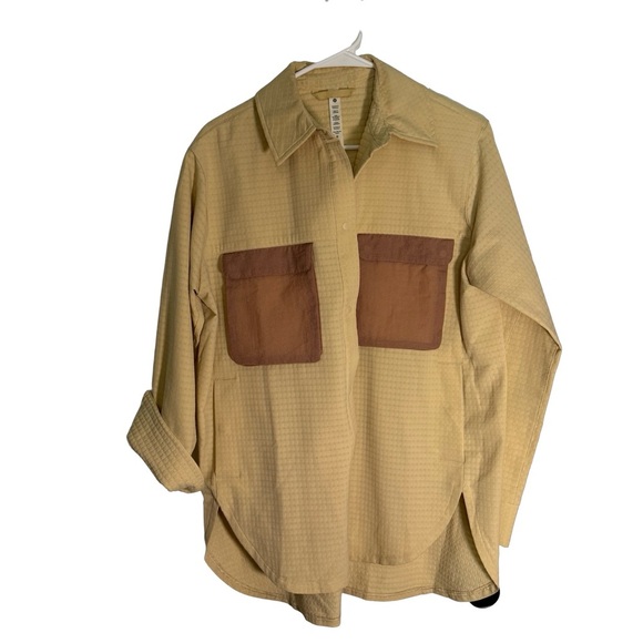 Lululemon Grid Fleece Hiking Overshirt | Prosecco/Pink Clay | Women’s 6 - Picture 1 of 4